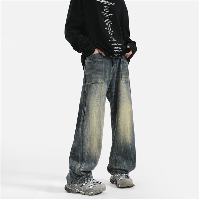 牛仔裤高克重品质裤子B336-Z023-P65，男装牛仔裤，电商B336