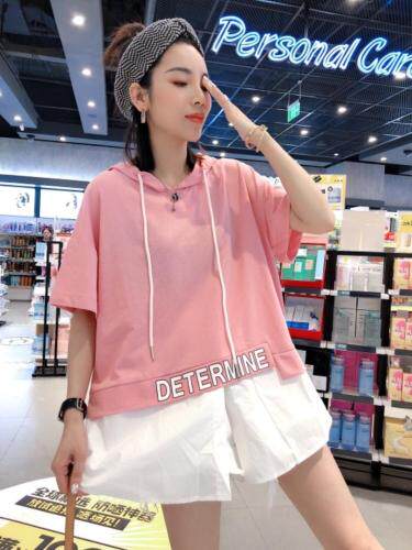 拼接款帽衫，百搭不挑人，女装，一杭