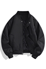 支持二开冬装加棉加厚夹克外套棉服男女立领棉衣棒球服M815-P65，男装夹克，电商A441