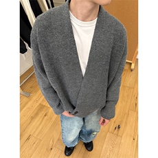 【网图慎用】道袍开衫毛衣老钱慵懒风针织衫5Q3066-TP65118，男装针织衫/毛衣，电商A102