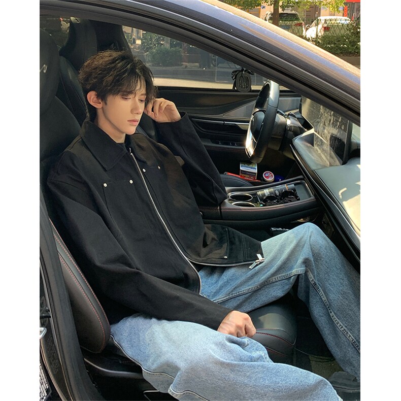 伐木工装铆钉设计外套,男装夹克,星座1303B