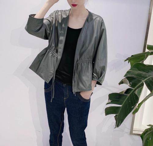 秋款皮衣，女装皮衣，琴阁