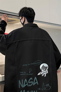 牛仔夹克男大码牛仔外套男茄克 NJ77187-P60加绒款-P75图片