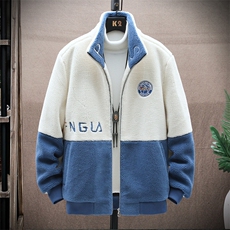 冬季羊羔绒棉衣男潮流时尚青少年羊羔绒外套MY2301-P100，男装棉衣，星座210-3