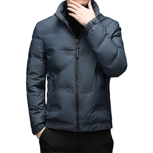 2023冬装新款中年男士立领羽绒服短款保暖羽绒服外套YL9829-P270图片