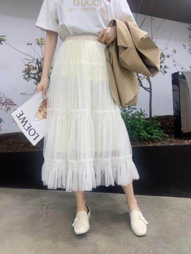 2021春季网纱半裙，女装半身裙，曼希野