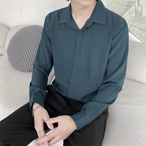 长袖衬衫男港风潮流CY38P35
