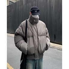 棉服男韩版潮流高街帅加厚保暖2024冬季新款ins棉衣外套MF090-P85，男装棉衣，星座412-2