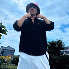 TS1慵懒风学院男士休闲长袖棉麻衬衫风透气凉爽高质量舒适潮，男装衬衫，星座115A-2