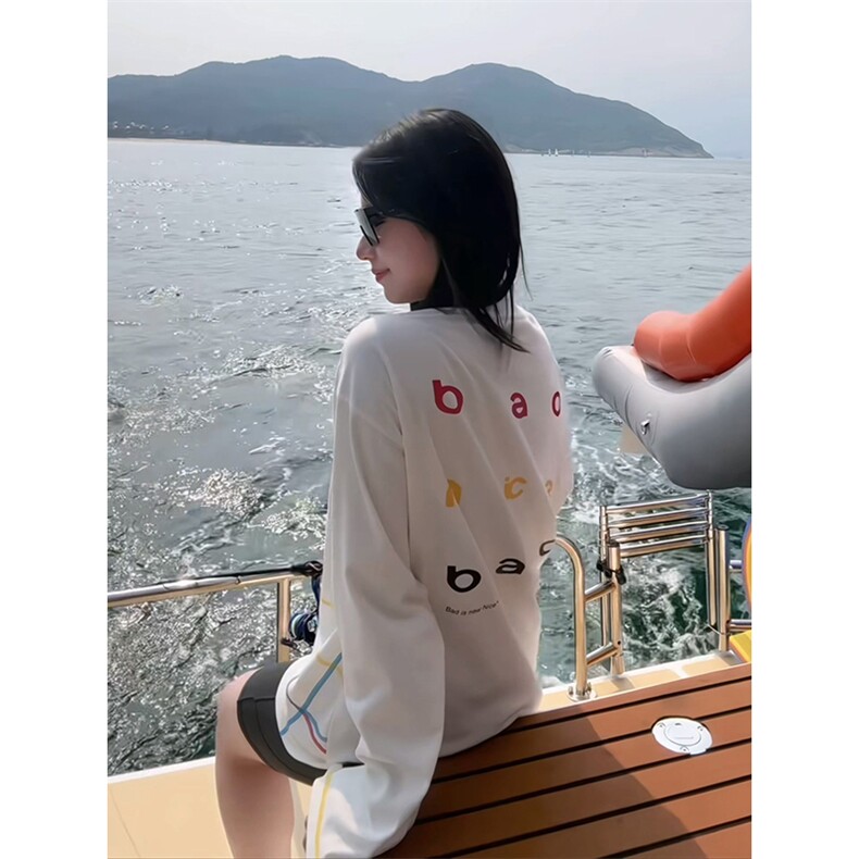 美式高街解构工艺速干长袖T恤衫男女款防晒上衣户外运动骑行服潮,男装防晒衣,电商A443