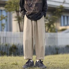 夏季薄款日系工装裤子男潮牌ins高街百搭阔腿休闲裤K3931-P38，男装休闲裤，星座512-2