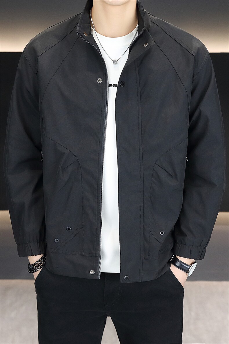 夹克男秋季立接高品质外套型男商务休闲百搭外套夹克N7937-P77,男装夹克,星座310B-3