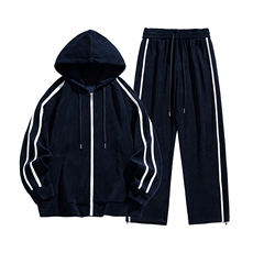秋季超大码M-8XL高品质休闲运动开衫连帽卫衣套装大码元，男装休闲套装，星座209
