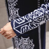 时尚百搭长款针织开衫女秋季新款韩版修身显瘦外套毛衣外穿薄款，女装针织衫/毛衣，深水步