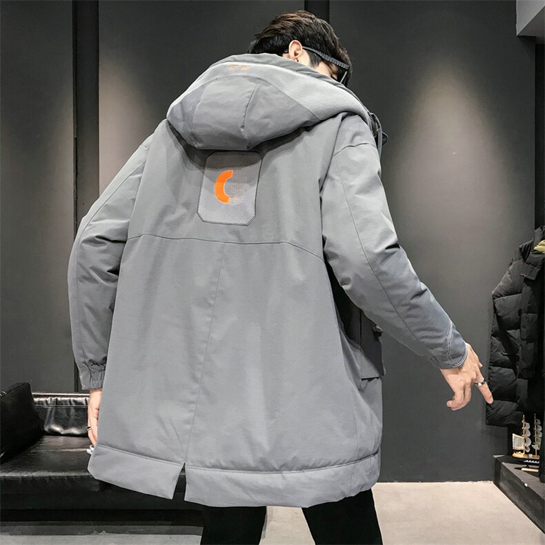 冬季保暖中长款棉衣男 加厚棉服外套棉袄DS619T图片