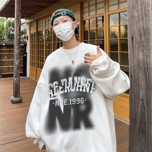 1506A/GA60440/P35秋冬美式潮流字母百搭长袖男女落肩圆领卫衣图片