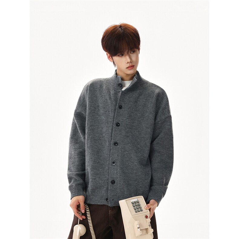 【现货】XZ1218MY5810特价P52美式慵懒风老钱休闲针织开衫毛衣，男装针织衫/毛衣，星座1218（原611-3）