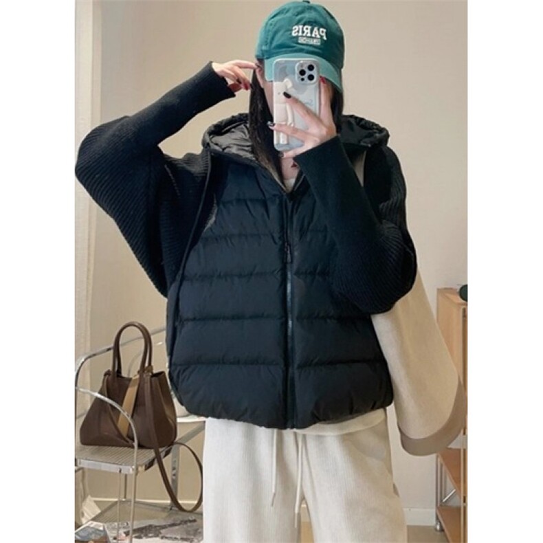 高品质针织袖拼接假两件短款棉服外套羽绒棉衣女冬M555,男装棉衣,星座1116A（原606A-3）