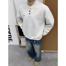 日系气质刺绣卫衣潮流时尚简约原宿百搭新款W300-P38，男装卫衣，星座208-5