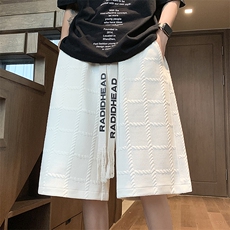 夏高街篮球华夫格短裤男肌理美式宽松休闲五分裤XZ514-2-1523-P38，男装牛仔裤，星座514-2(原B239)