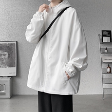 连帽夹克男大码胖子棒球服上衣外套JK65365-P45，男装夹克，电商A040