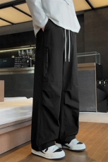宽松美式工装裤男士阔腿伞兵裤秋季直筒高街休闲长裤Q29158-特P30，男装工装外套，星座610（原A335）