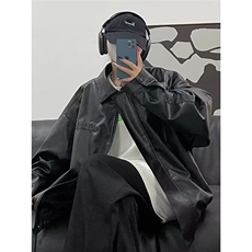 美式复古重磅高级感机车皮衣夹克外套男女潮牌飞行服网图，男装夹克，星座410-6（原星座1304-1）