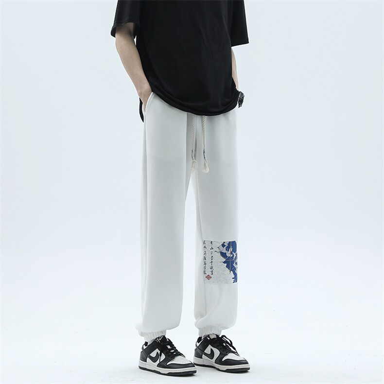 休闲裤抖音直播高品质束脚裤风束脚裤现货供应C323-1-7734-P50,男装休闲裤,电商C323-1