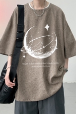 风复古亚麻短袖男棉麻t恤男半袖ZT71457-P35，男装T恤，电商A040
