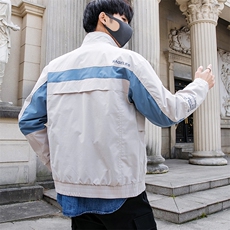 2021春季外套ins男士茄克衫新款韩版潮流休闲拼色夹克DS317T，男装夹克，电商A102