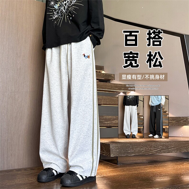 针织休闲裤港风大码卫裤现货壹号院图现货C323-1-K611-TP38图片
