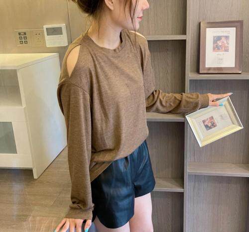 露肩休闲百搭上衣，其它，简单小珍