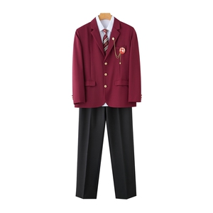 2025秋dk制服西装套装学院风痞帅西服外套班服 TZ3073图片