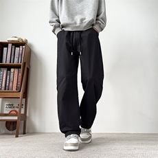 K2560-P452025秋季新款大码阔腿弯刀裤休闲长裤控79，男装休闲裤，星座109