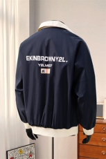 港风美式复古印花字母图案设计双袖三杠织带夹克男JK77766P75控98，男装夹克，星座226-1