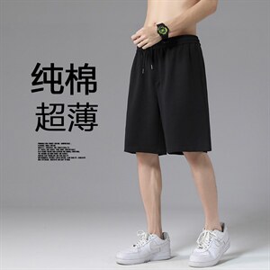 冰丝短裤男士夏运动宽松五分裤子外穿薄款休闲裤  WK50-特批20图片