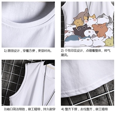 BX25162-P20港风运动汗背心男大码汗衫男无袖T恤男网格挂拍，男装T恤，电商A040A