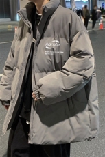 秋冬新款韩版加厚保暖立领宽松棉服外套男MY62032P115控138，男装棉衣，电商A268A
