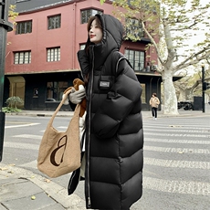 【现货】新款韩系中长款加厚90白鸭绒外套，女装羽绒服，2C269
