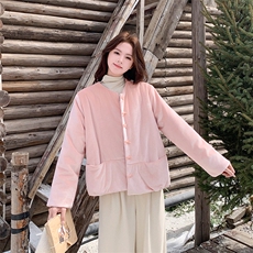 新款时髦温柔丝绒保暖羽绒服2C010-2585-P255-K378，女装羽绒服，2C010