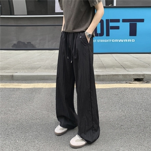 ！2025夏季新款男士直筒宽松休闲裤冰丝长裤310A-4-KZ93-P35图片