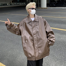 秋款男PU皮衣休闲夹克外套JK013P70，男装夹克，星座1013-1