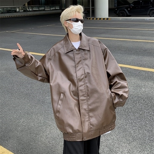 秋款男PU皮衣休闲夹克外套JK013 P70图片