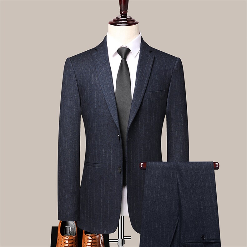 ASD8985春季新款男士西服礼服西装修身商务休闲男装西服套装图片