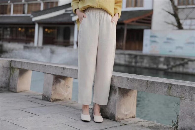 纯苎连衣裙小衫裤子裙子衬衣 时尚风 风淑女风休闲风，女装连衣裙，川哲