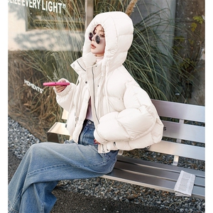 210现货高级感超好看短款90绒加厚保暖羽绒服210-3295-P320-K468图片