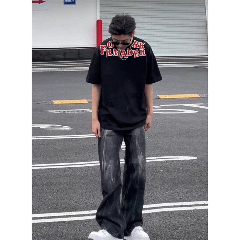 XZ809A/VVPP12/P20/控38重磅印花美式复古圆领T恤,男装T恤,星座809A(原222-1)