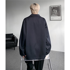 现货KS1162-特P50控98新中式小众西装大码外套长袖，男装衬衫，电商A059