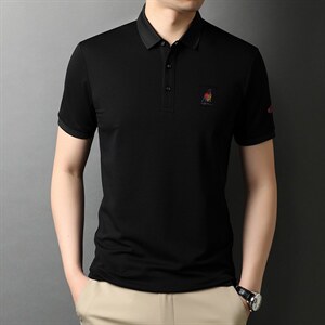 2023年春款男士上衣POLO长袖T恤P65图片