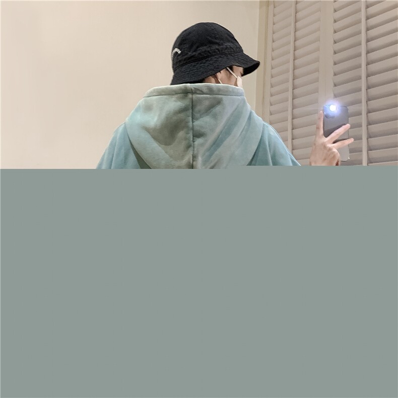 加绒新款港风宽松连帽套头卫衣X5675-常规P70控88-加绒P80控98,男装卫衣,电商A061-1